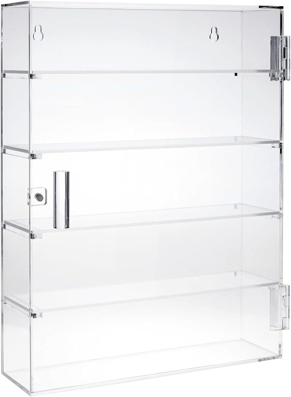 Acrylic Display Case,5 Tiers Clear Display Storage Box,Display Cabinet Figure with Lock,Clear Acrylic Display Case for Collectible,Dust Proof Protection Show case for Collectibles,Crystals,Mini Toys