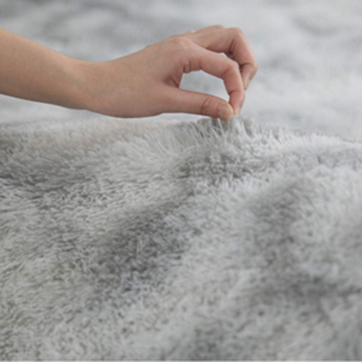 Rugs for Living Room Fluffy Area Rug Shaggy for Bedroom Soft Modern Luxury Fur Carpet for Kids Room Nursery Indoor Plush Furry Rug Comfy Home Decor Floor Mat (White, 80 * 150cm)