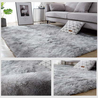 Rugs for Living Room Fluffy Area Rug Shaggy for Bedroom Soft Modern Luxury Fur Carpet for Kids Room Nursery Indoor Plush Furry Rug Comfy Home Decor Floor Mat (White, 80 * 150cm)