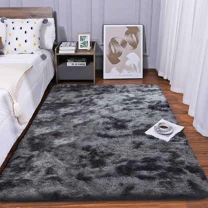 Rugs for Living Room Fluffy Area Rug Shaggy for Bedroom Soft Modern Luxury Fur Carpet for Kids Room Nursery Indoor Plush Furry Rug Comfy Home Decor Floor Mat (White, 80 * 150cm)