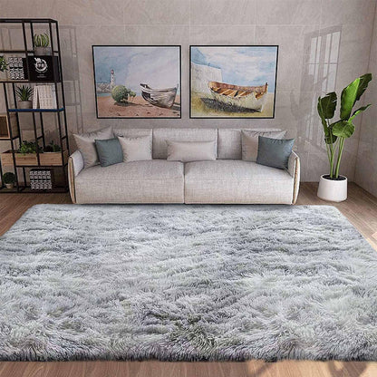 Rugs for Living Room Fluffy Area Rug Shaggy for Bedroom Soft Modern Luxury Fur Carpet for Kids Room Nursery Indoor Plush Furry Rug Comfy Home Decor Floor Mat (White, 80 * 150cm)