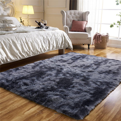 Rugs for Living Room Fluffy Area Rug Shaggy for Bedroom Soft Modern Luxury Fur Carpet for Kids Room Nursery Indoor Plush Furry Rug Comfy Home Decor Floor Mat (White, 80 * 150cm)