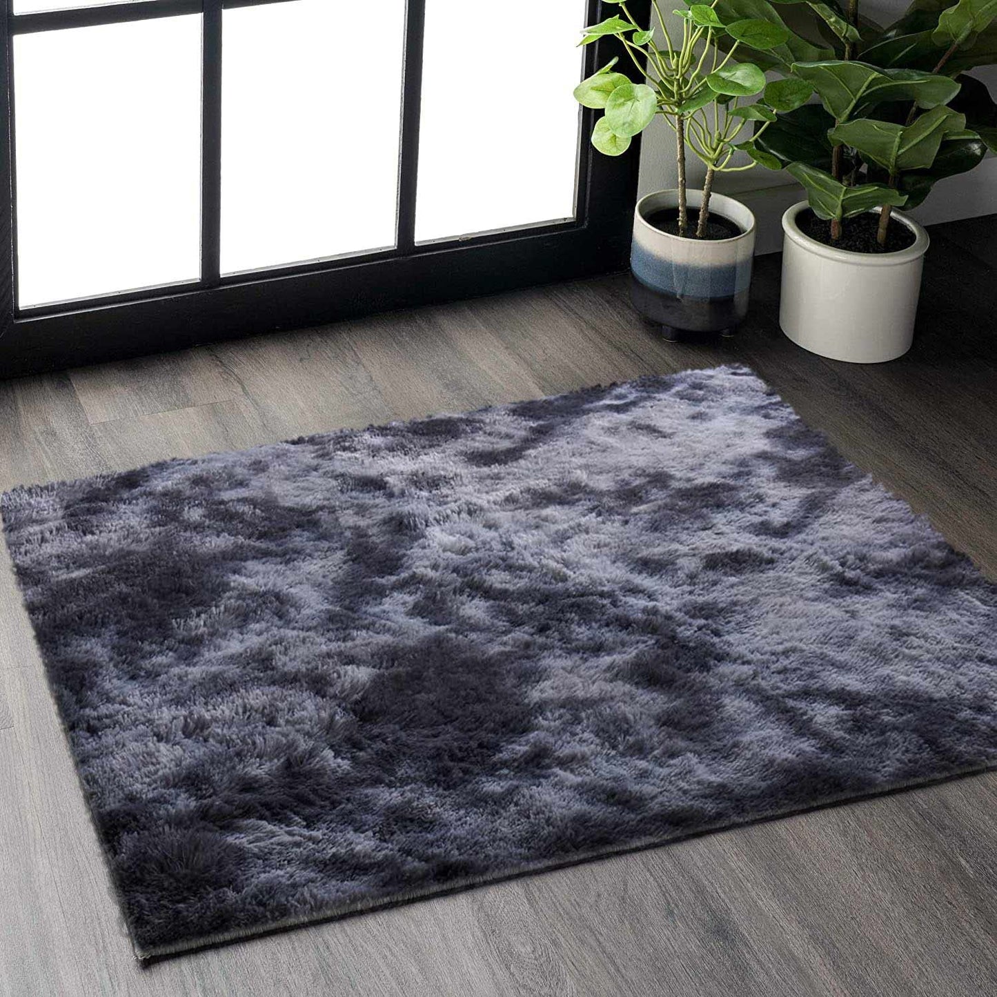 Rugs for Living Room Fluffy Area Rug Shaggy for Bedroom Soft Modern Luxury Fur Carpet for Kids Room Nursery Indoor Plush Furry Rug Comfy Home Decor Floor Mat (White, 80 * 150cm)