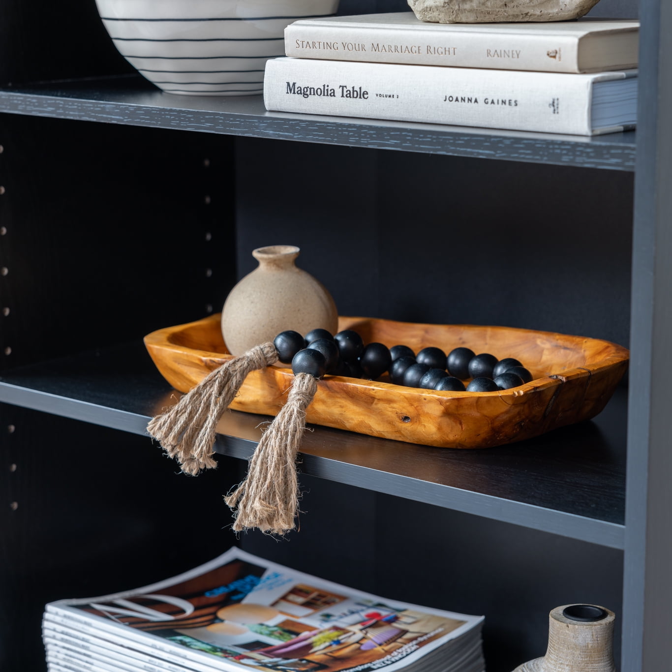 Mainstays 3-Shelf Bookcase with Adjustable Shelves, White